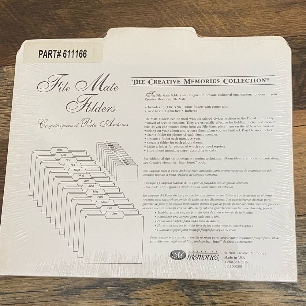 Creative Memories File Mate Folder’s